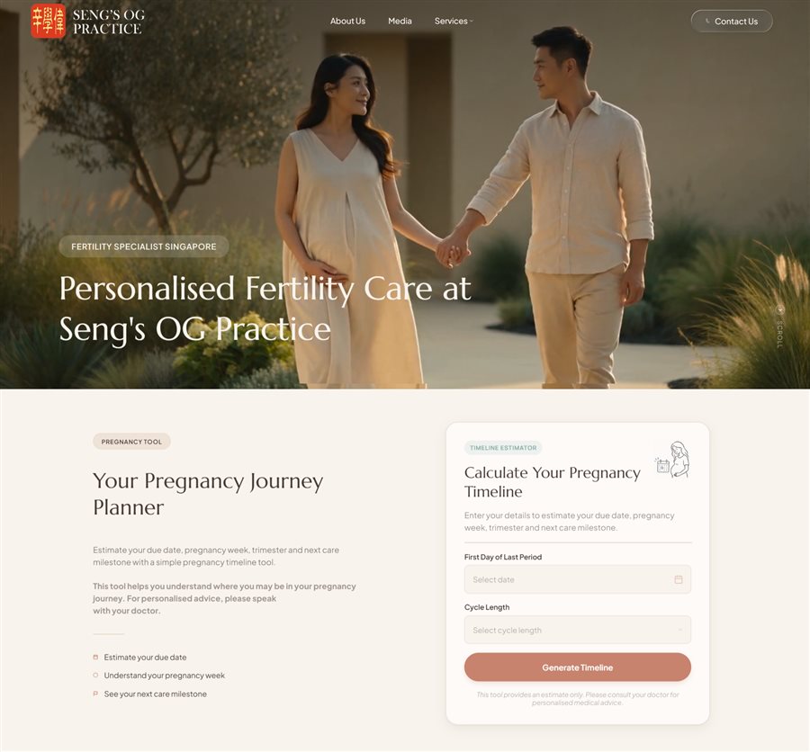 Seng Clinic Homepage