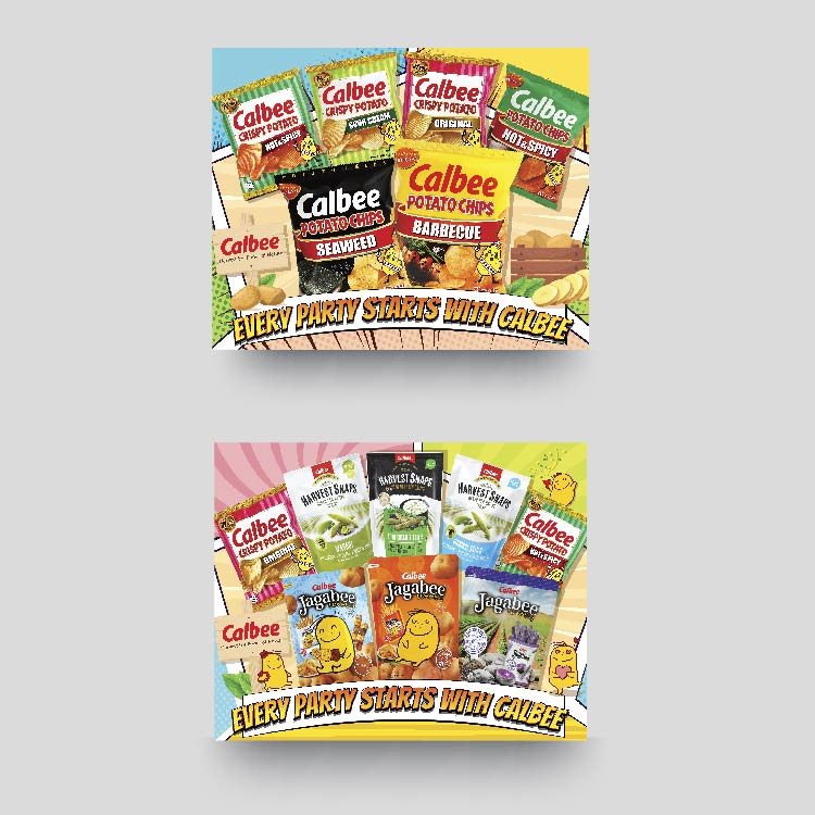 Calbee Shopping Mall Pallet Poster Design | Graphic Design