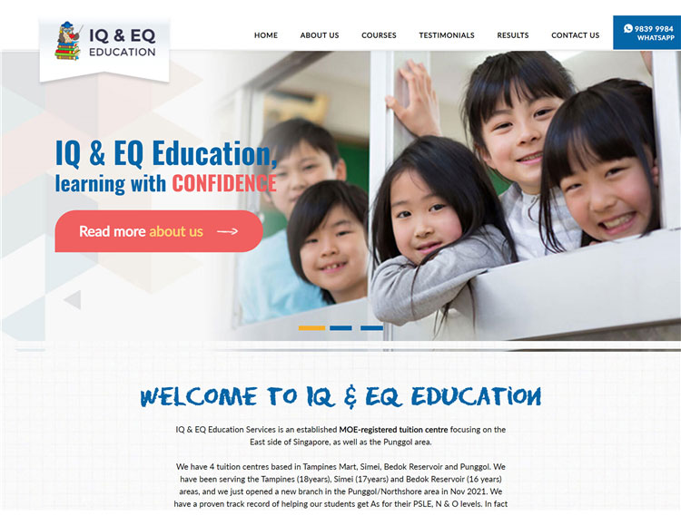 Website creative development design agency Singapore in ecommerce