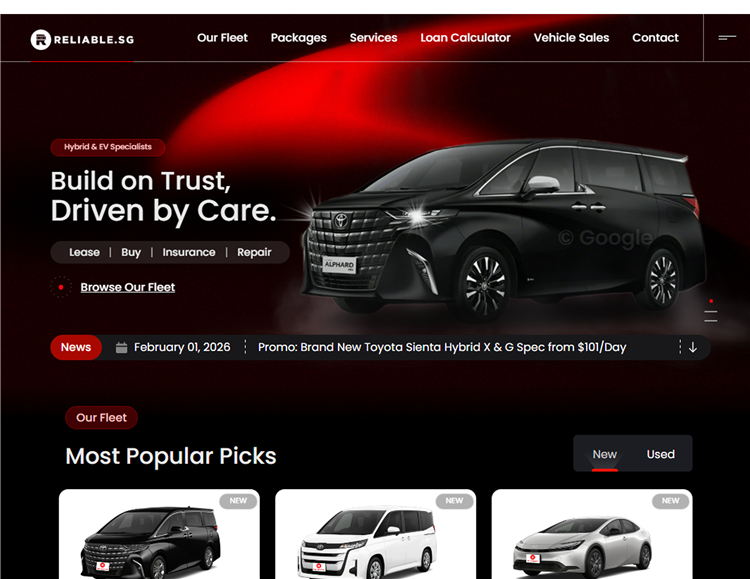 Website creative development design agency Singapore in ecommerce