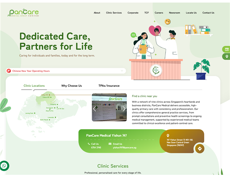 Website creative development design agency Singapore in ecommerce